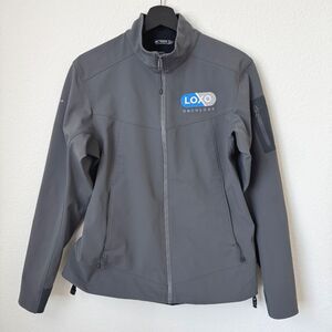 Arc’teryx Fleece Lined Softshell Jacket Women’s Large Gray Full Zip LOXO Oncolog
